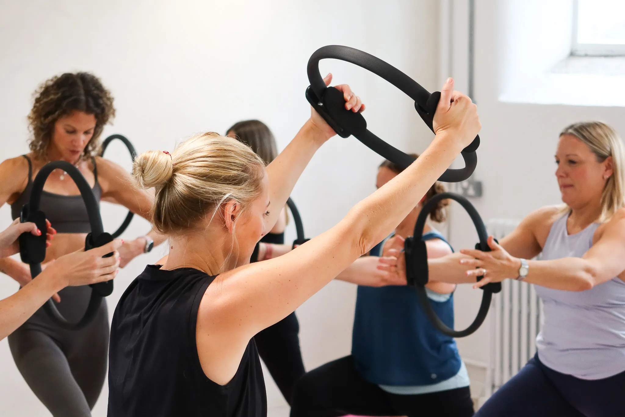 Group class with resistance rings